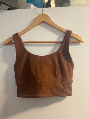 ☀️Ribbed Crop Tank Top in Burnt Copper